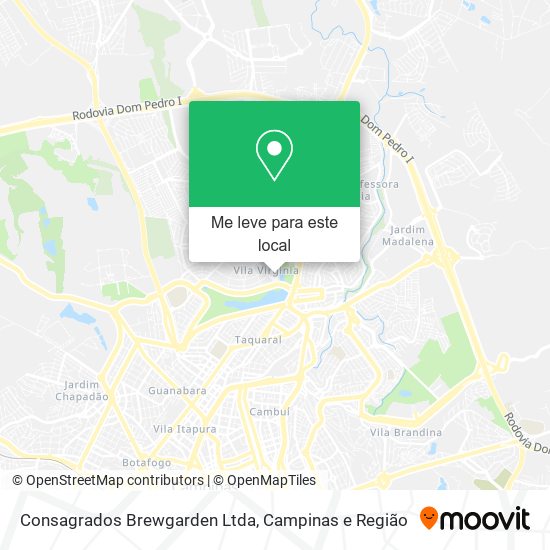 Consagrados Brewgarden Ltda mapa