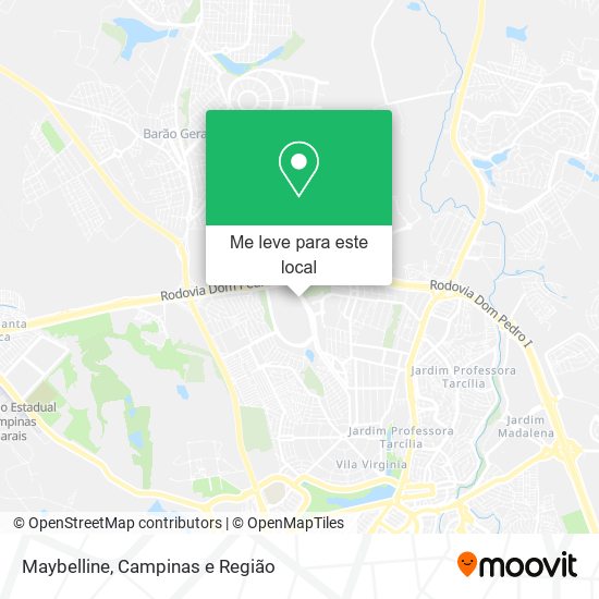 Maybelline mapa