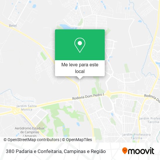 380 Padaria e Confeitaria mapa