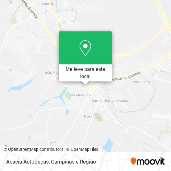 Acácia Autopeças mapa