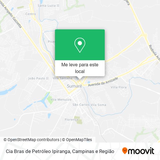 Cia Bras de Petróleo Ipiranga mapa
