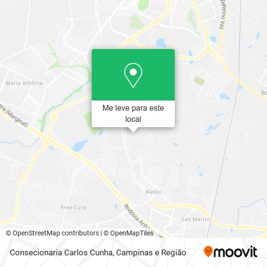 Consecionaria Carlos Cunha mapa