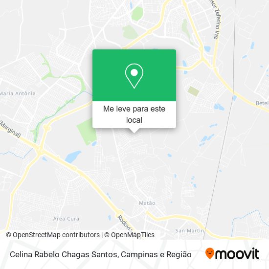 Celina Rabelo Chagas Santos mapa