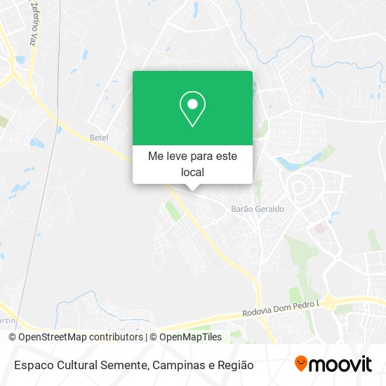 Espaco Cultural Semente mapa