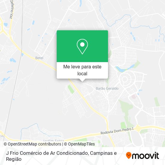 J Frio Comércio de Ar Condicionado mapa