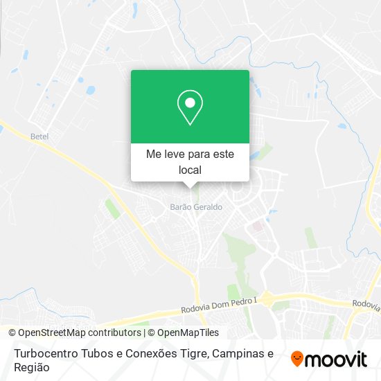 Turbocentro Tubos e Conexões Tigre mapa