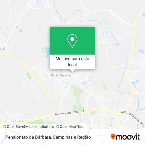 Pensionato da Bárbara mapa