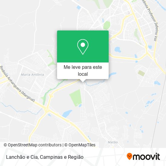 Lanchão e Cia mapa