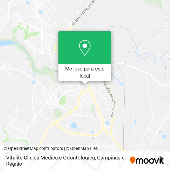 Vitalité Clínica Médica e Odontológica mapa