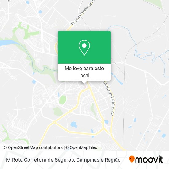 M Rota Corretora de Seguros mapa