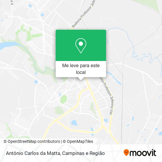 Antônio Carlos da Matta mapa