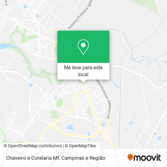 Chaveiro e Cutelaria Mf mapa