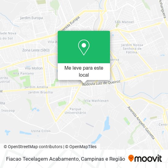 Fiacao Tecelagem Acabamento mapa