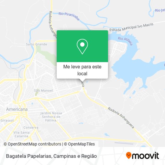 Bagatela Papelarias mapa