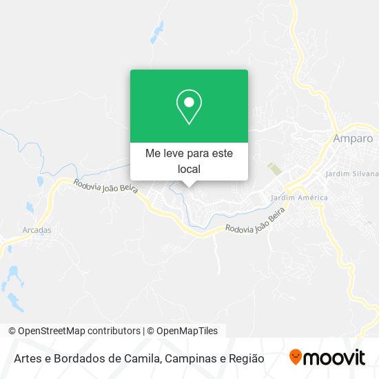 Artes e Bordados de Camila mapa