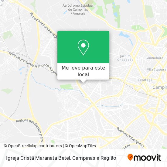 Igreja Cristã Maranata Betel mapa