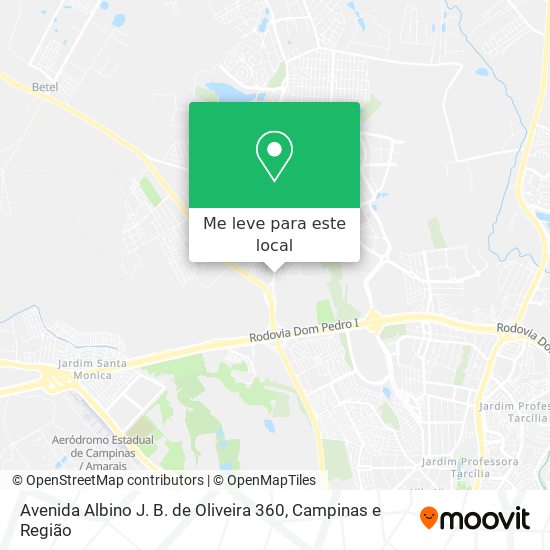 Avenida Albino J. B. de Oliveira 360 mapa