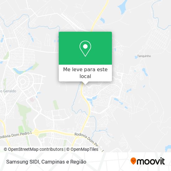 Samsung SIDI mapa
