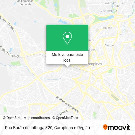 Rua Barão de Ibitinga 320 mapa