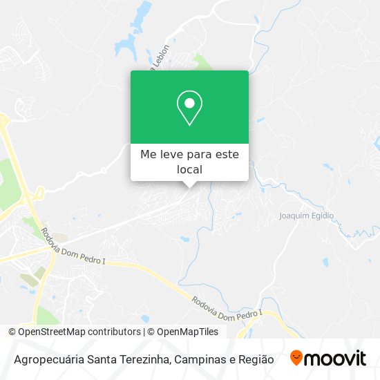 Agropecuária Santa Terezinha mapa