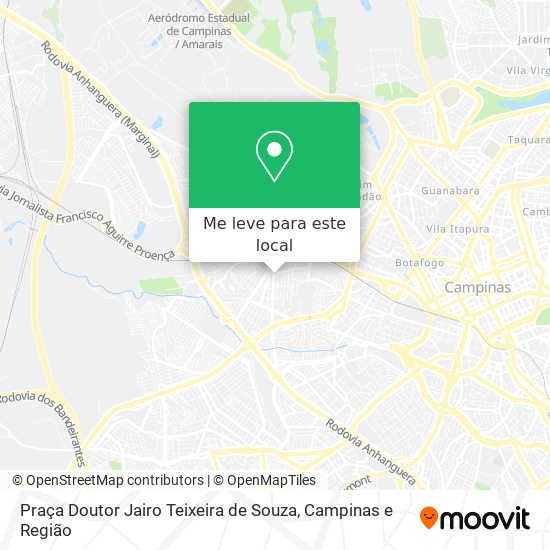 Praça Doutor Jairo Teixeira de Souza mapa