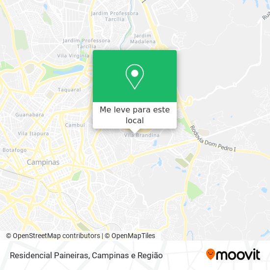 Residencial Paineiras mapa