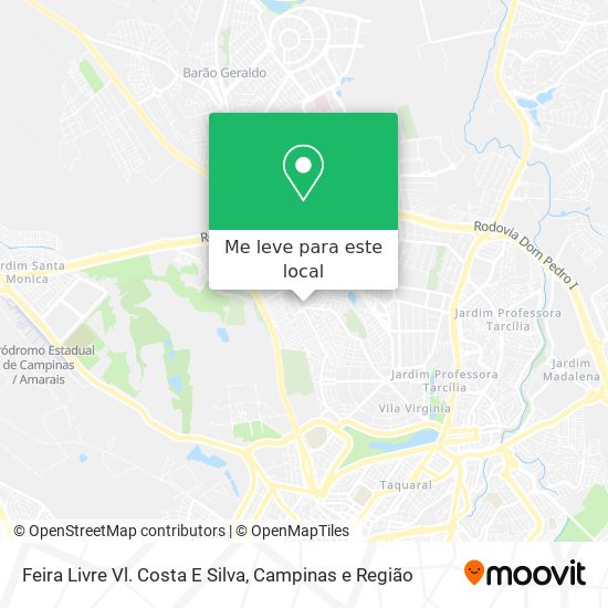 Feira Livre Vl. Costa E Silva mapa