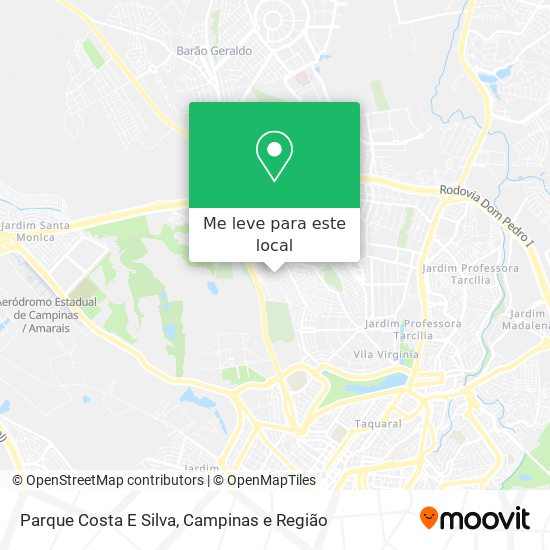 Parque Costa E Silva mapa