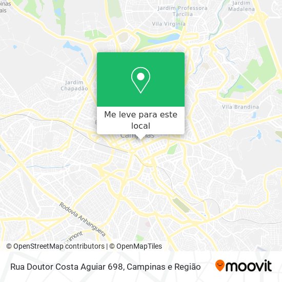 Rua Doutor Costa Aguiar 698 mapa