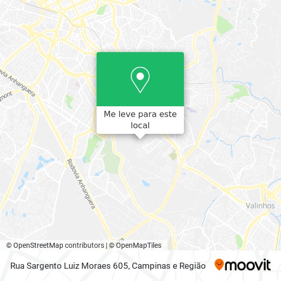 Rua Sargento Luiz Moraes 605 mapa