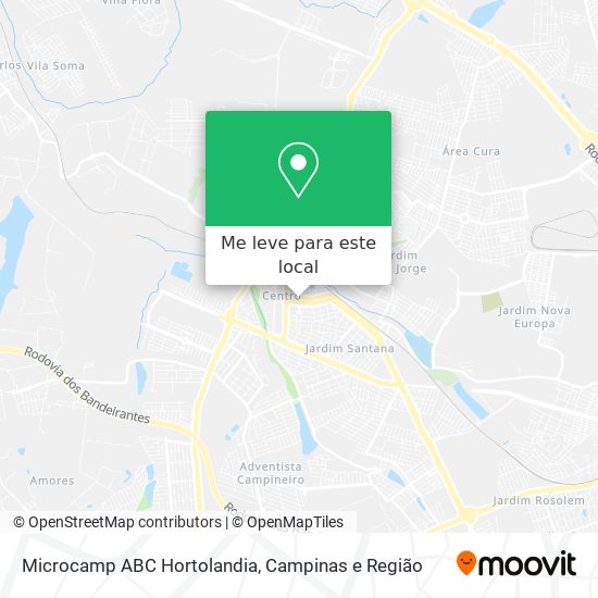 Microcamp ABC Hortolandia mapa