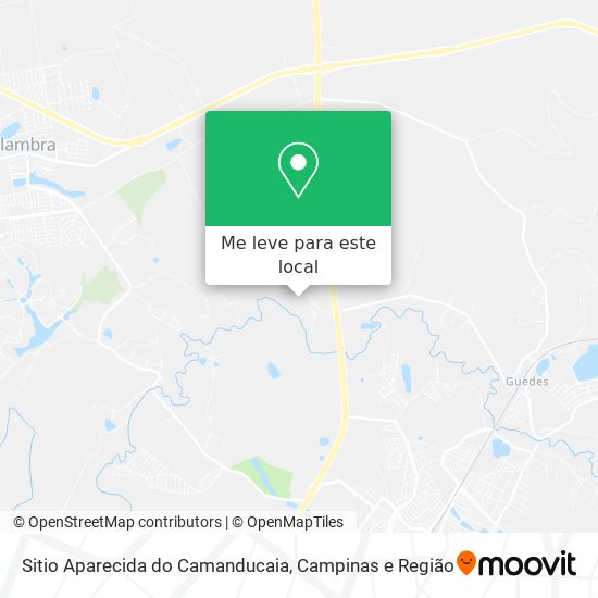 Sitio Aparecida do Camanducaia mapa