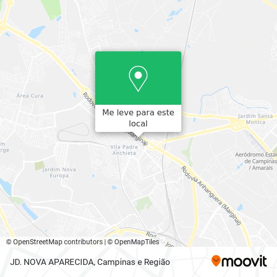 JD. NOVA APARECIDA mapa