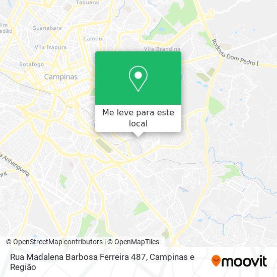 Rua Madalena Barbosa Ferreira 487 mapa