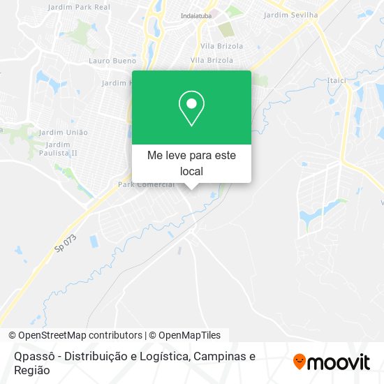 Qpassô - Distribuição e Logística mapa