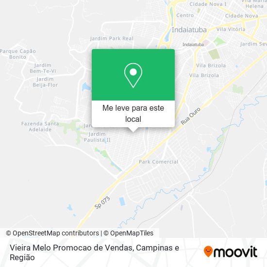 Vieira Melo Promocao de Vendas mapa