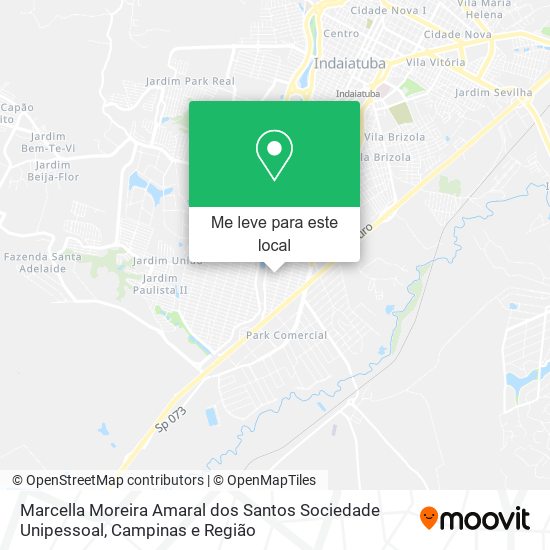 Marcella Moreira Amaral dos Santos Sociedade Unipessoal mapa