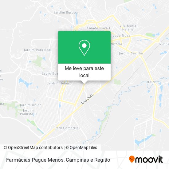 Farmácias Pague Menos mapa