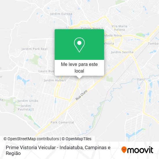 Prime Vistoria Veicular - Indaiatuba mapa