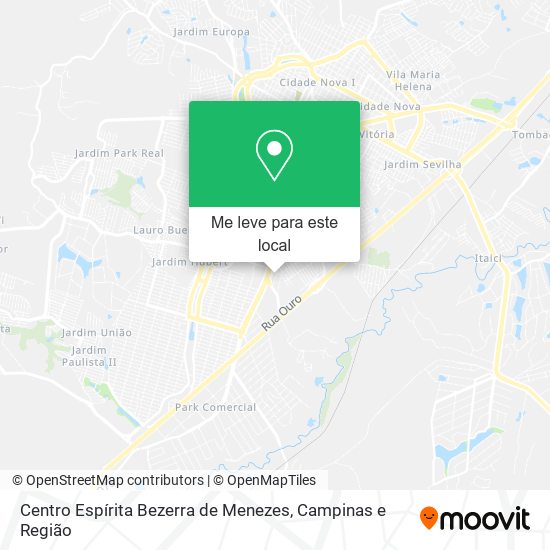 Centro Espírita Bezerra de Menezes mapa