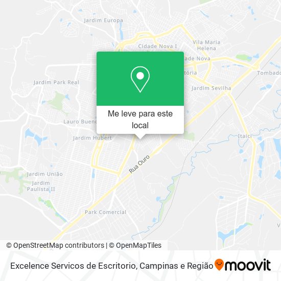 Excelence Servicos de Escritorio mapa