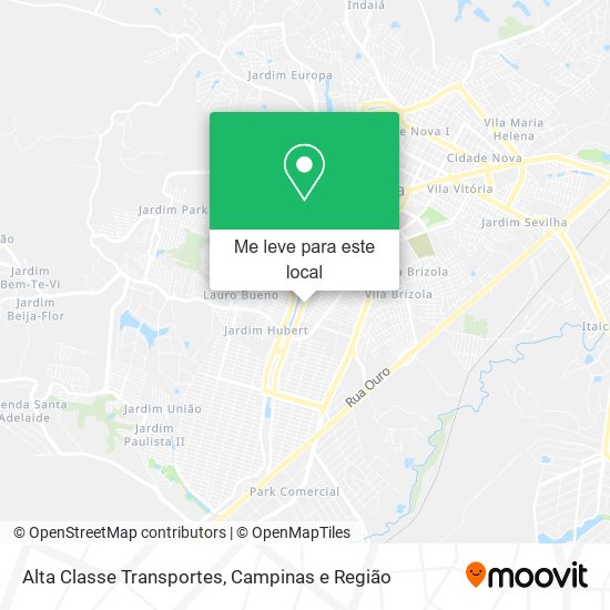 Alta Classe Transportes mapa