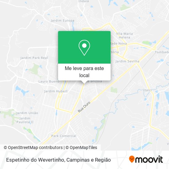 Espetinho do Wevertinho mapa