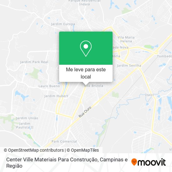 Center Ville Materiais Para Construção mapa