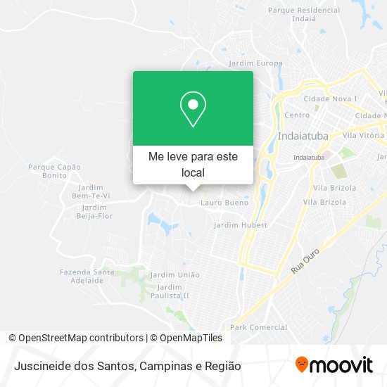 Juscineide dos Santos mapa