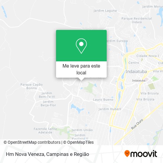 Hm Nova Veneza mapa