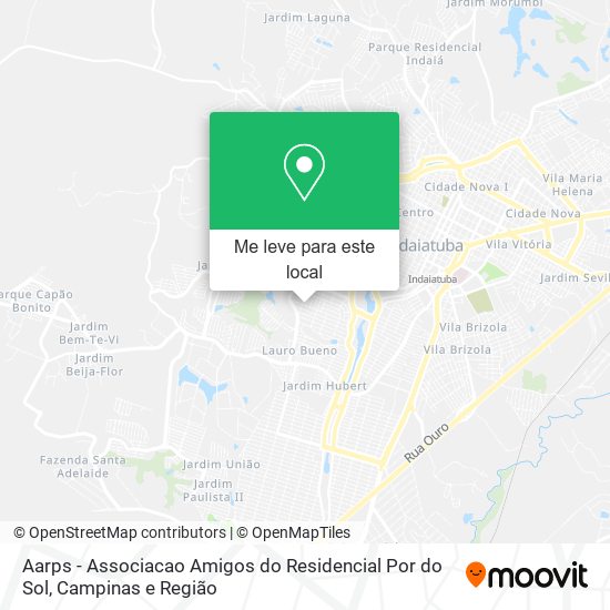 Aarps - Associacao Amigos do Residencial Por do Sol mapa