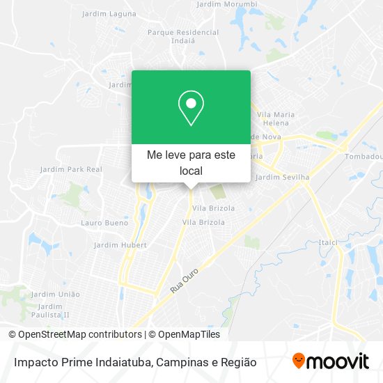 Impacto Prime Indaiatuba mapa