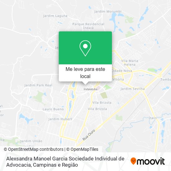 Alexsandra Manoel Garcia Sociedade Individual de Advocacia mapa