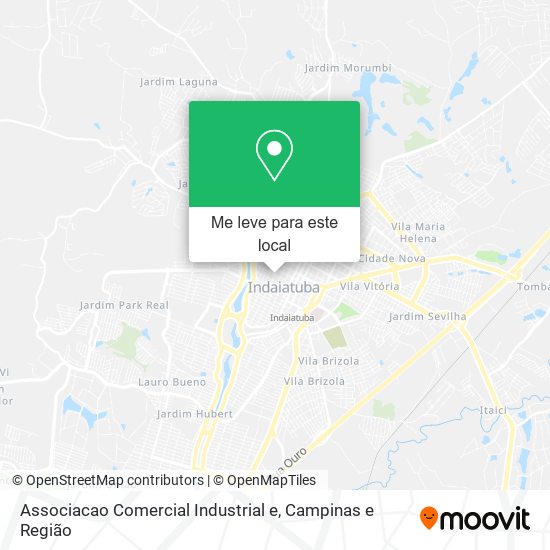 Associacao Comercial Industrial e mapa
